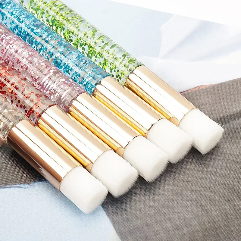 Wholesale 30/50pcs Eyelash Cleaning Brushes for Eyelash Extensions Glitter Lash Shampoo Brushes Nose Pore Cleansing Makeup Tools 6