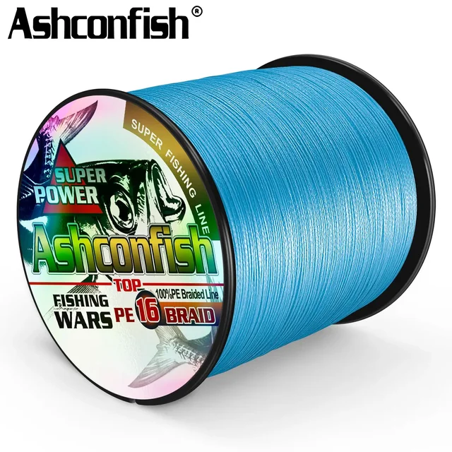 Ashconfish 釣り糸 16編 マルチカラー 1000M PE ライン Ashconfish