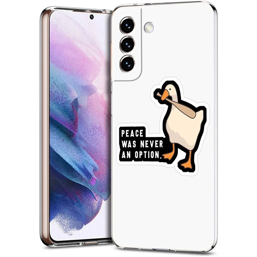 Goose Game Cartoon Transparent TPU Phone Case