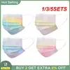 1/3/5SETS Disposable Face Mask For Adult Breathable Safety Mask 4 Layers Outdoor Sports Cycling Masks Dust-proof Masks Health 1