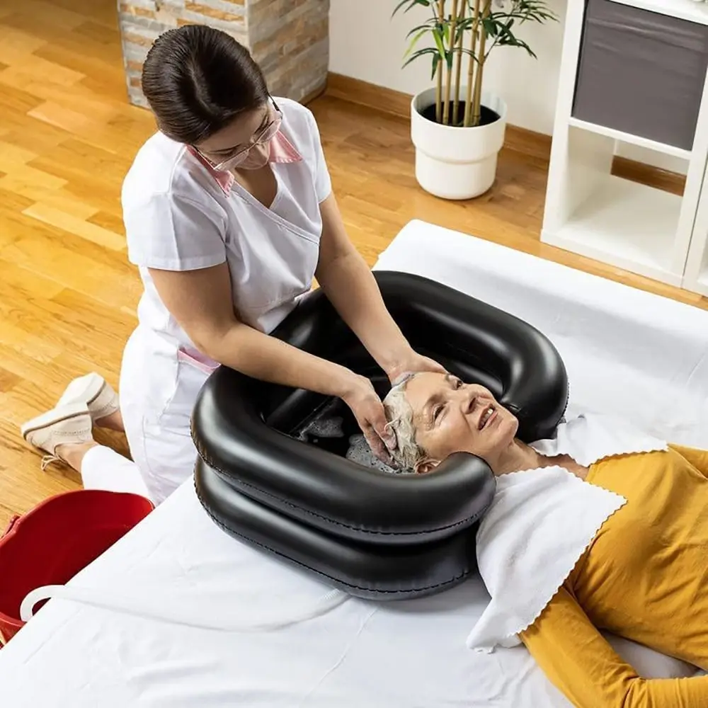 Portable Inflatable Hair Washing Basin hair washing basin Household Convenient Universal Shampoo Basin Space Saving Hair Washing Sink Home