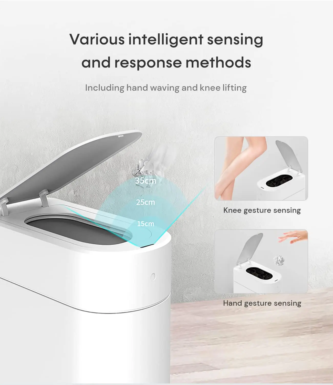 Townew T3 and T1S Smart Trash Cans,Self-Sealing and Self