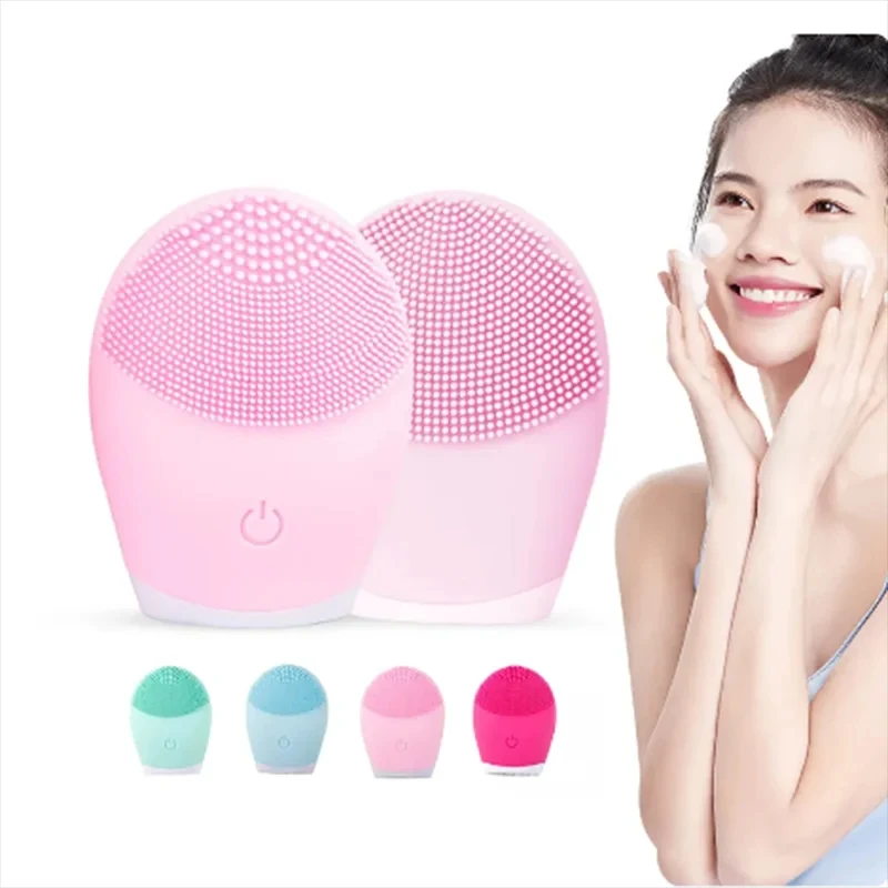 Electric Silicone Facial Cleanser Massager 1