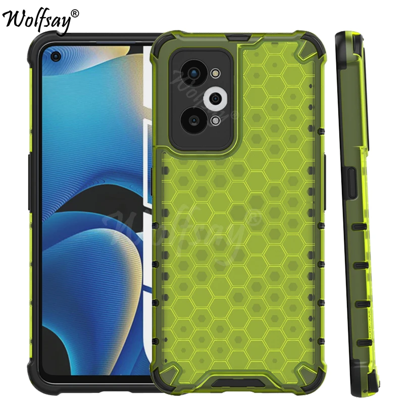 Custodia Trasparente Antiurto Per Realme Gt Neo 3T Custodia Posteriore Per Armatura A Nido D'Ape Per Realme Gt Neo 3T Cover Per Realme Gt Neo 3T