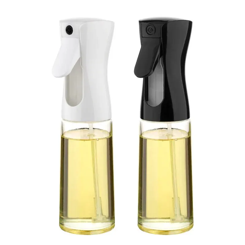 Oil Sprayer 1pc Kitchen Oil Bottle Cooking Oil Spray 200ml Pneumatic Spray Bottle Fitness Barbecue Dispenser