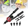 BT-606 Manual Riveter Nut Tool For M3-M8 Hand Blind Riveter Gun Rivet Nut Pull Cap Auto Set Rivet Nut head 2