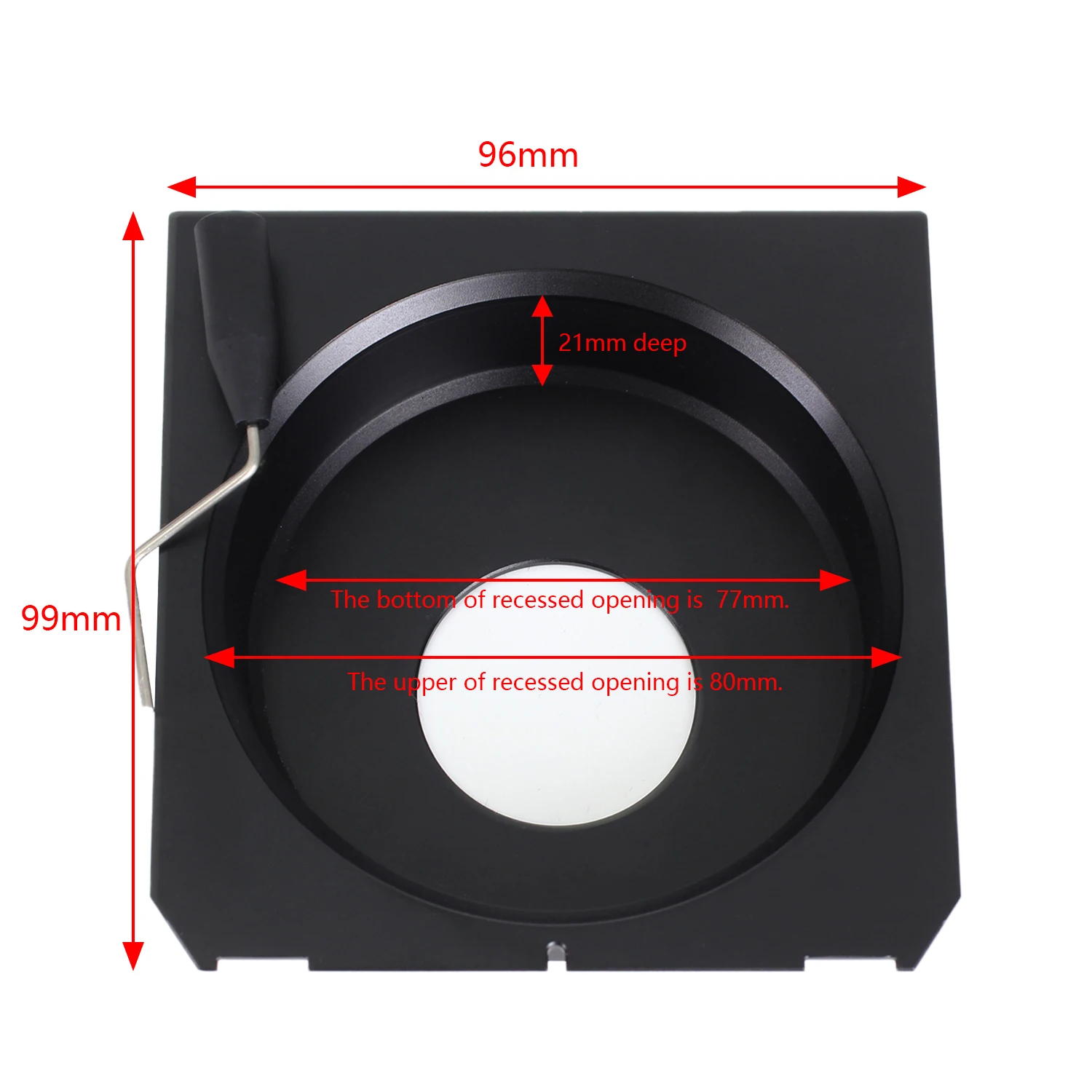 Lens Board 96x99mm Copal#0 17mm 21mm Recessed for Linhof Technika