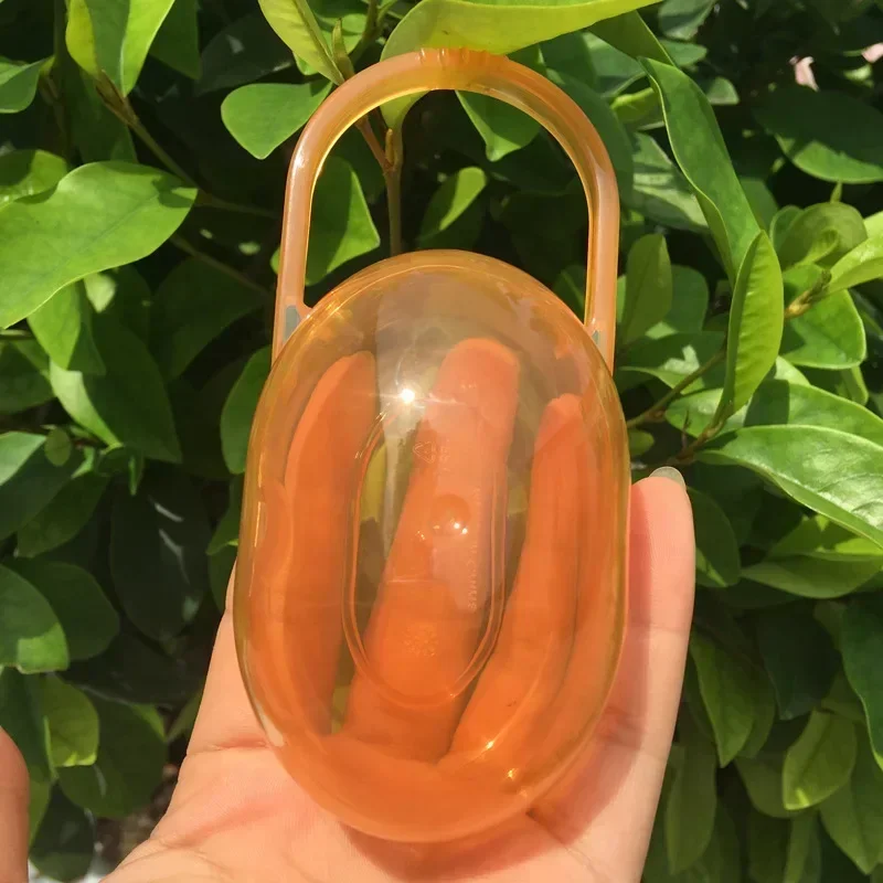 1 Pcs Cartoon Baby Nipple Pacifier Box Solid Pacifier Box Travel Storage Case Soother Safe Holder PP Plastic plastic pacifier box