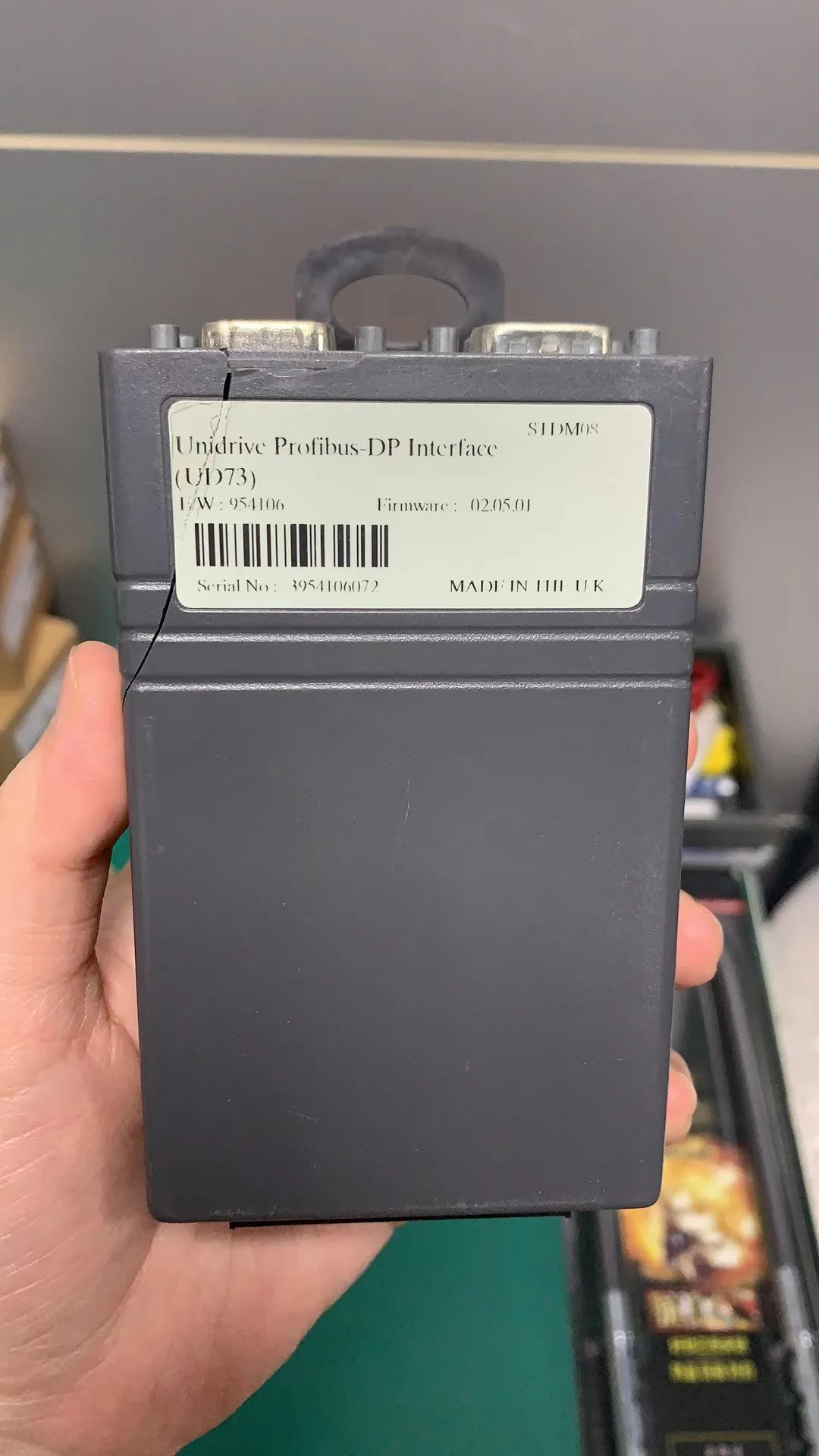 UD73 Unidrive Profibus-DP 인터페이스, 재고 있음