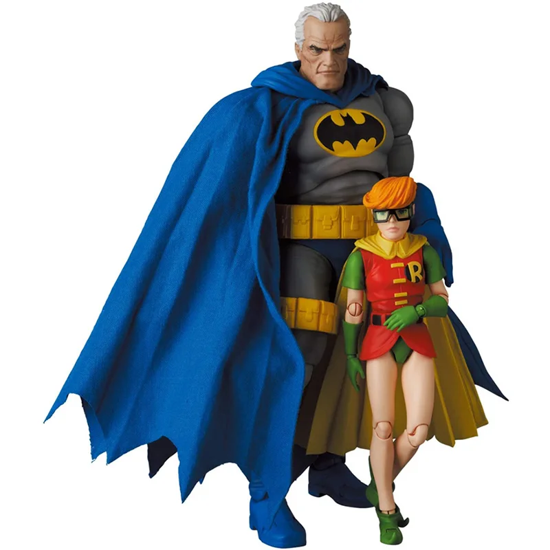 

Original MAFEX No.139 The Dark Knight Returns Batman Robin Anime Action Collection Figures Model Toys Gifts for Kids
