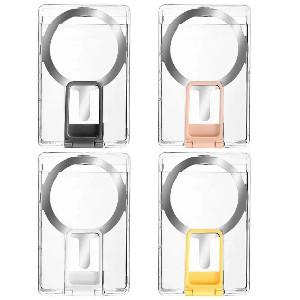 Magnetic Detachable Phone Wallet with Kickstand and Card Holder