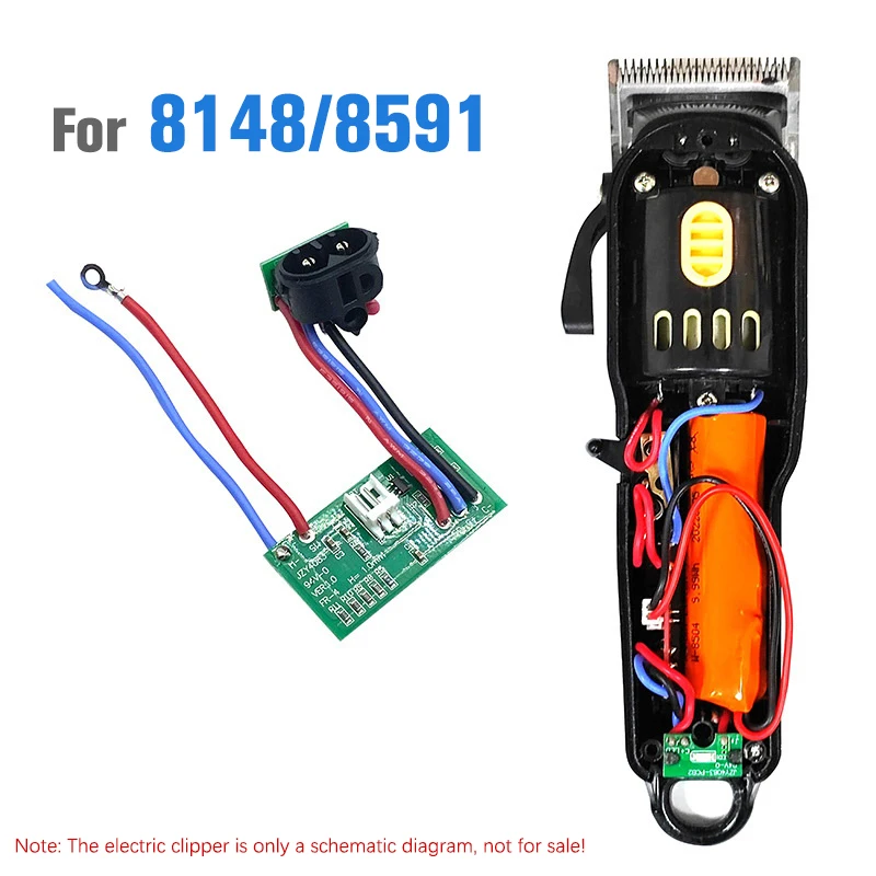 Replacement Hair Clipper Motherboard Assembly for 8148/8591 Electric