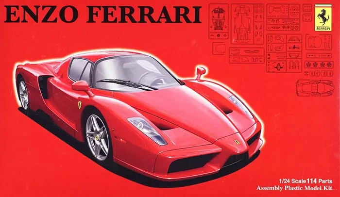 

Fujimi 12334 Static Assembled Car Model Toy 1/24 Scale For Enzo Ferrari DX Car Model Kit