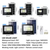 LED Solar Light Flood Lights Outdoor Solar Reflector Spotlights 50w 100w 200w 300w 500w With Remote Control For Garden Street 2