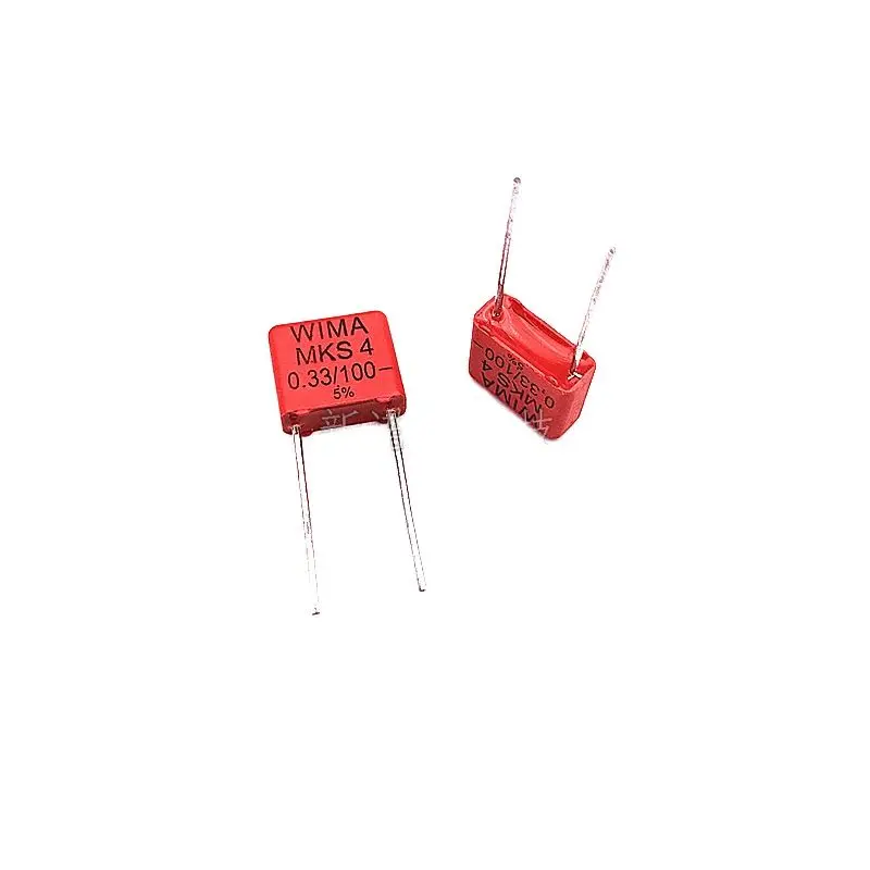 

10PCS/German Weimar Capacitor WIMA 334 100V 0.33UF 100V 330nF MKS4 Foot Distance 7.5mm