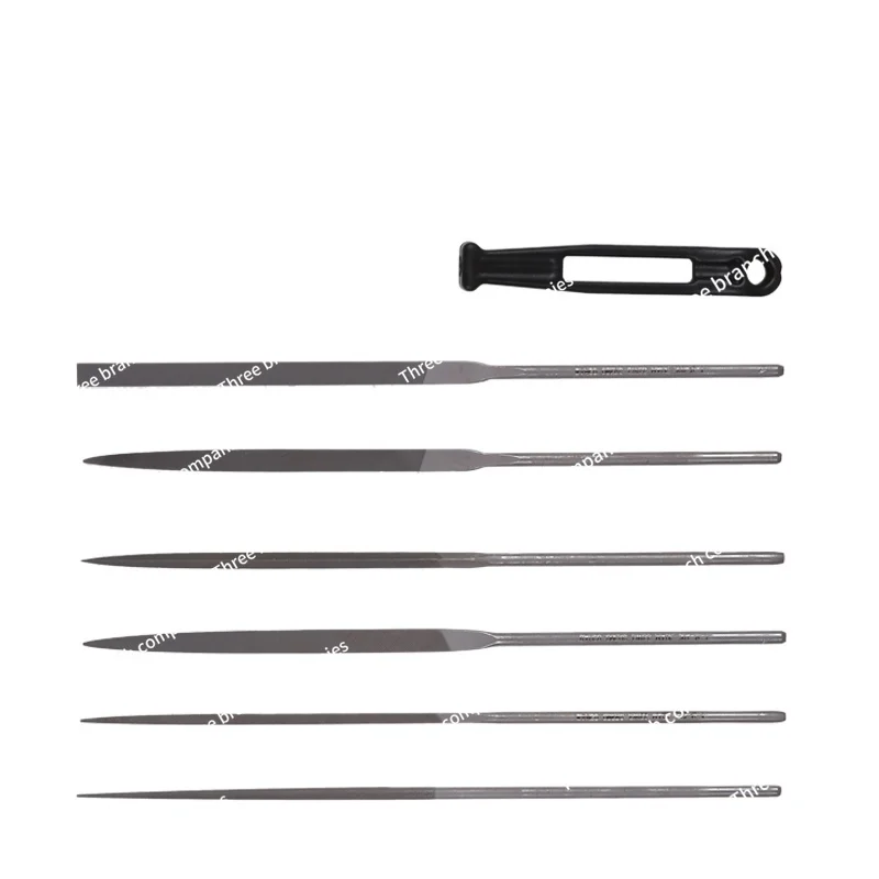 

Assorted Paper File Shaping File Knife Set Swiss Steel Triangular Semicircle