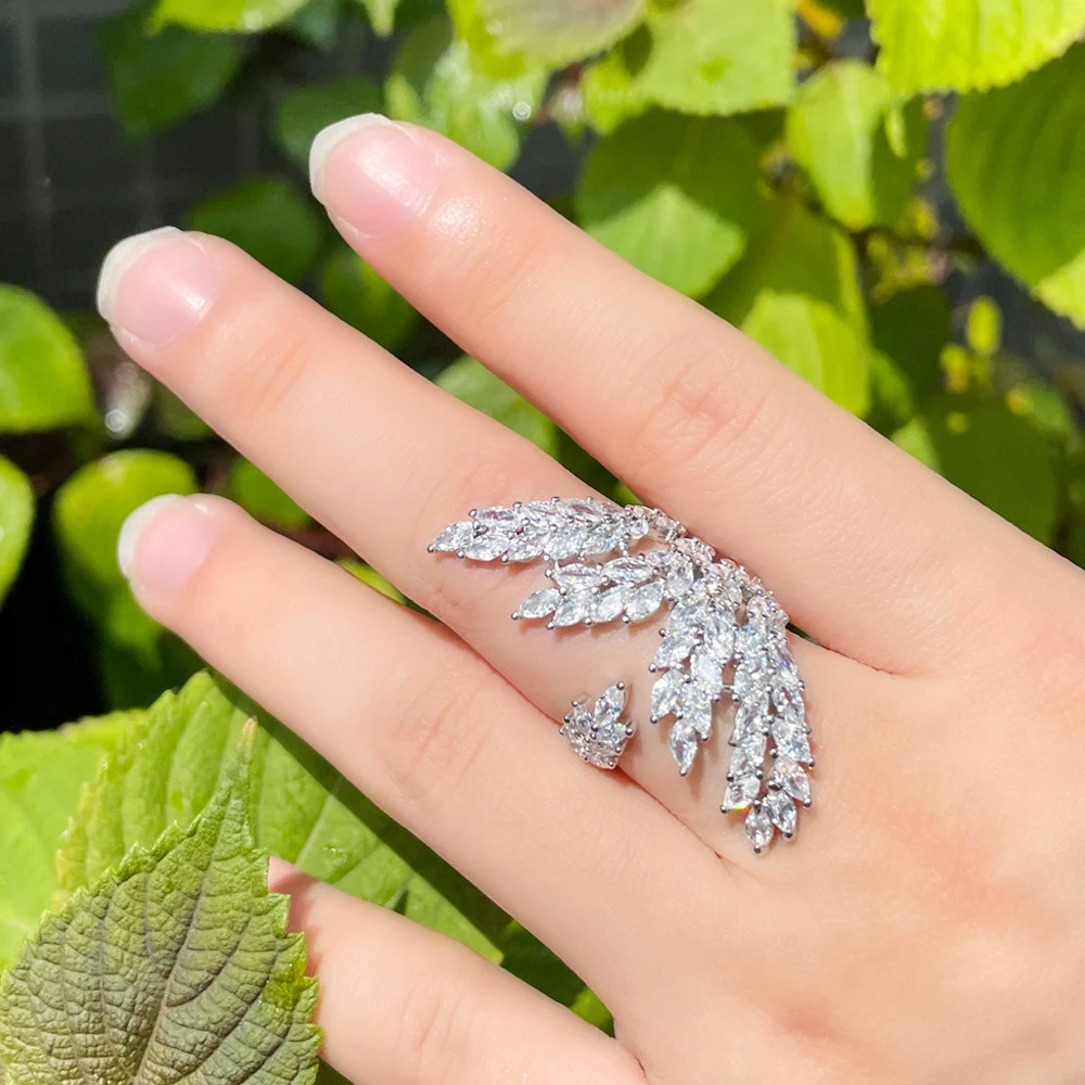 Marquise Cut Cubic Zirconia Ring – 925 Silver Plated, Sizes 6-10, Women's Gift 1 thumbnail image