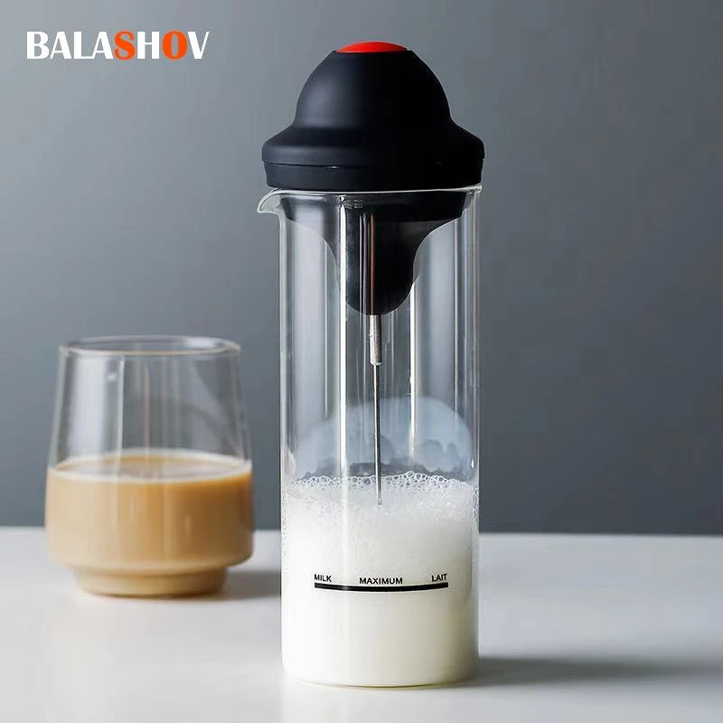 Wireless Milk Frother Electric Foamer Coffee Foam Maker Milk Shake