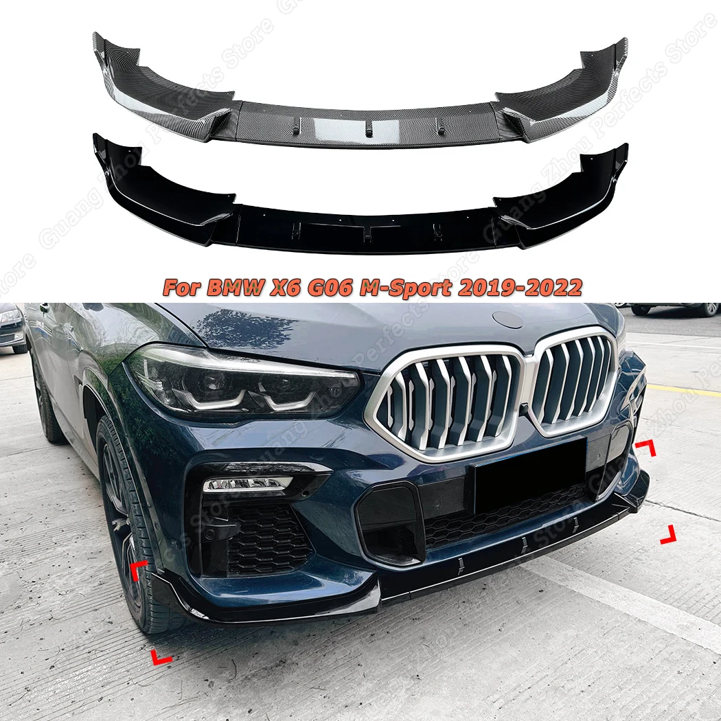 

3 шт., автомобильный передний бампер для BMW X6 G06 M-Sport 2019-2022