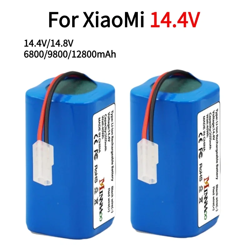 

18650 14.4V 12800mAh Li-ion Battery For Xiaomi G1 MI Robot Vacuum-Mop Essential MJSTG1 Robot Vacuum Cleaner Accessories