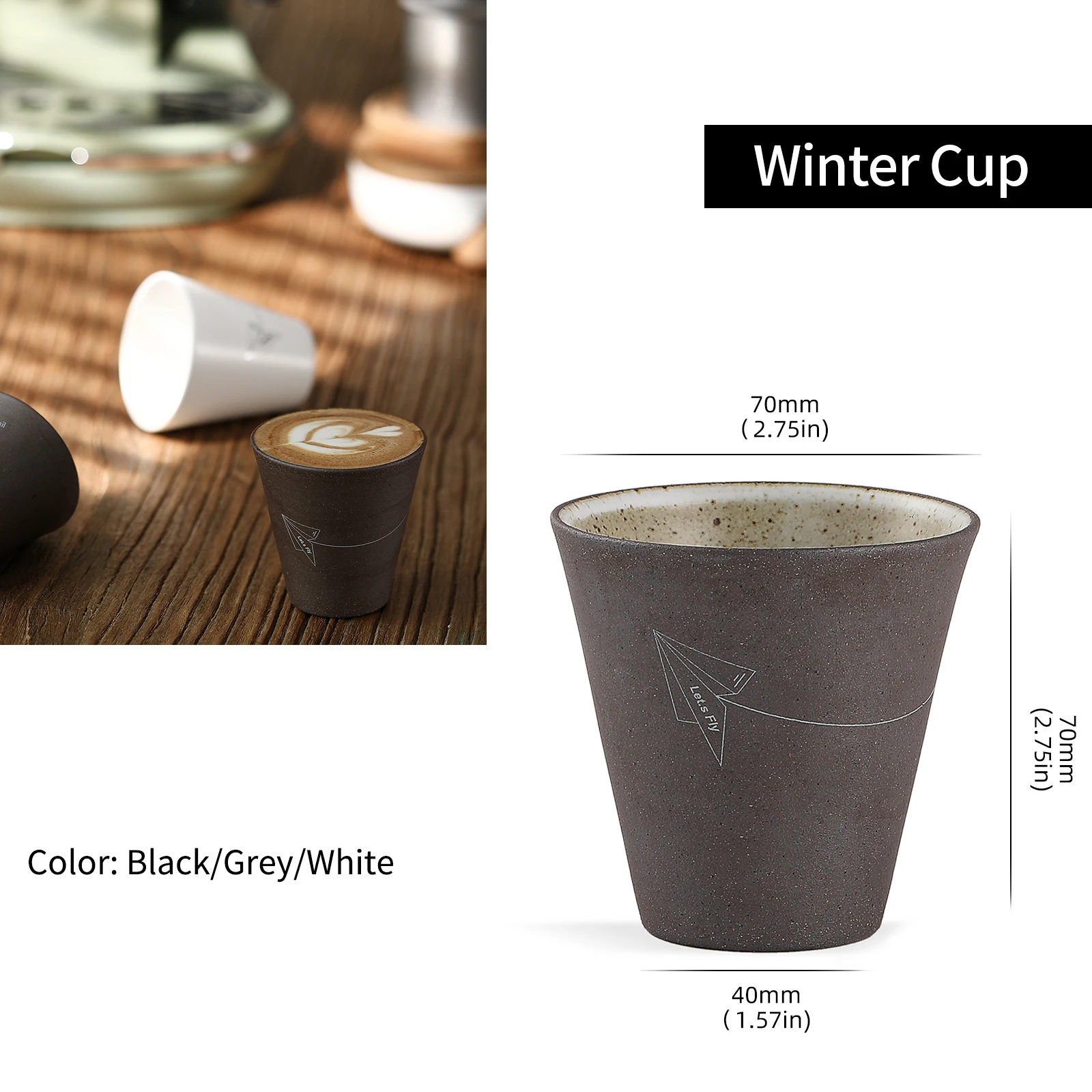 2 Stück Espresso Messbecher Glas, 180ml, Mit Holzgriff – Doppelte Skala, Aus Borosilikatglas, Für Kaffee, Milch, Cocktails