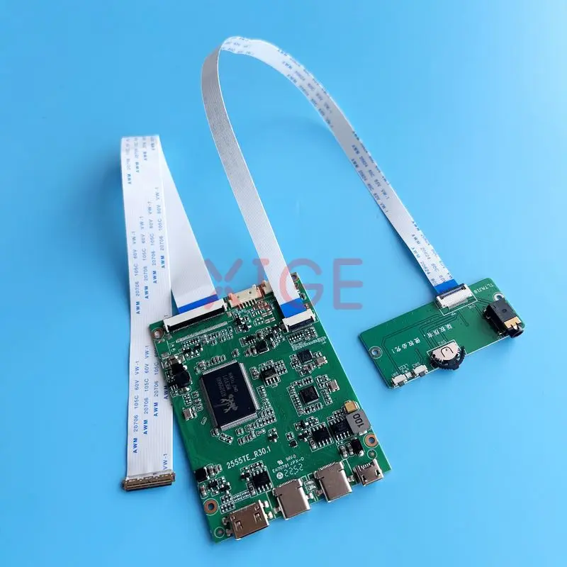 

LCD Driver Controller Board Fit B125HAN02 NV125FHM 12.5" Micro USB TYPE-C 1920*1080 HDMI-Mini Kit DIY Laptop Screen 30 Pin EDP