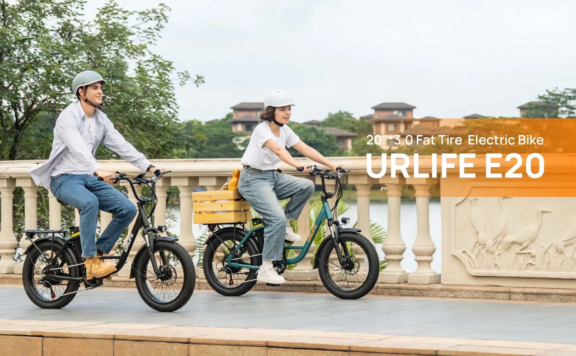 URLIFE E20 All-Terrain-Elektrofahrrad 250W Motor Elektrofahrräder für Erwachsene 48V 13AH 20 Zoll Reifen City-Pendler-E-Bikes – Detail 1