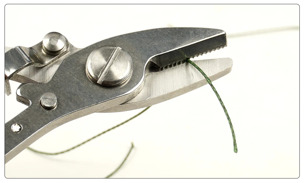 Hirisi Angelschere aus Edelstahl – robustes Tackle-Werkzeug mit Tasche, 3-Farboptionen, Angelausrüstung – Detail 3