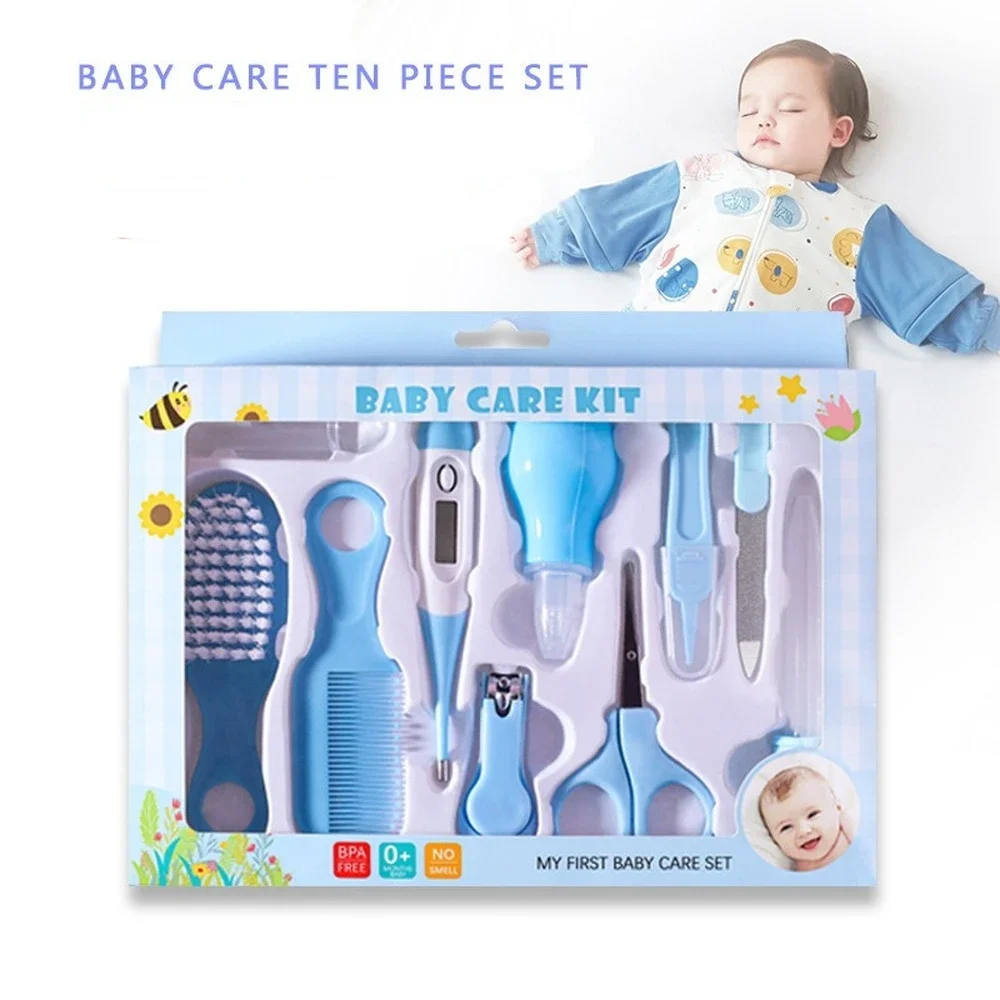 10pcs/set Baby Health Care Kit Newborn Kid Care Baby Hygiene Kit