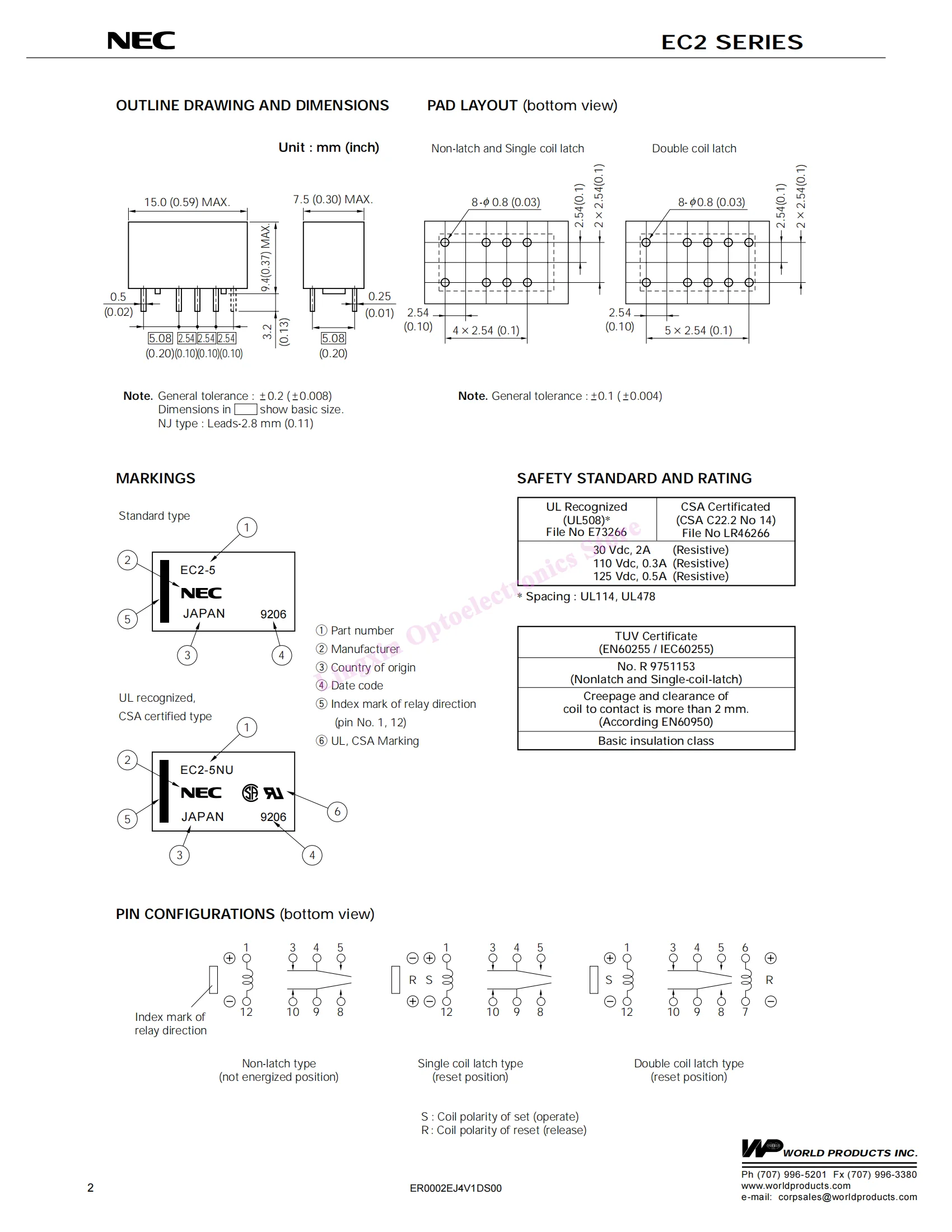  EC2-4.5NU EC2-5NU EC2-12NU EC2-24NU EE2-5N, U2A, EC2, EE2 ȣ , DC4.5 V, 5V, 12V, 24VDC, 8  100%, , ǰ, Ʈ 