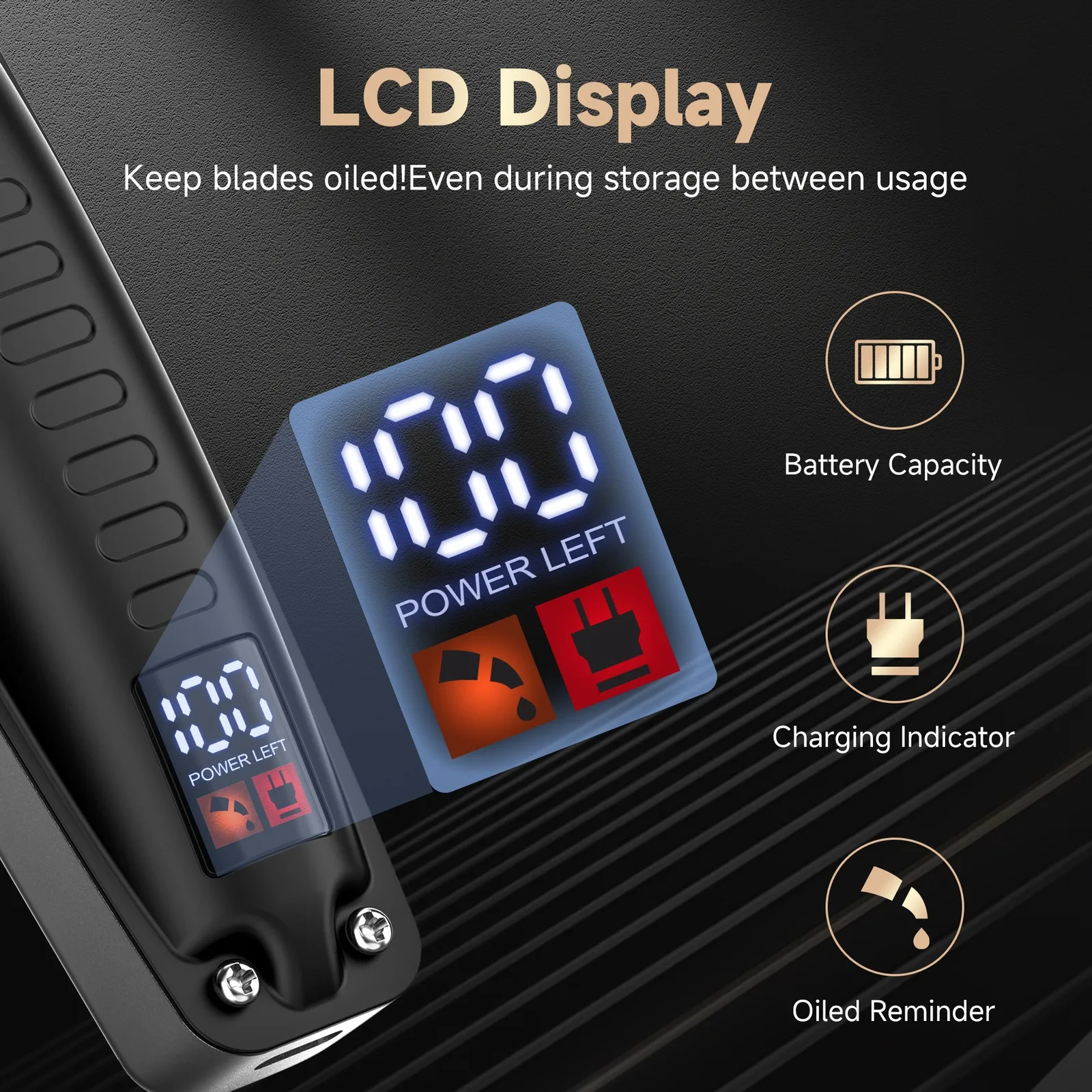 Sejoy Hair Clippers Men Kids Children Hair Trimmer Professional Cordless Barber Clippers Hair Cutting Kits with LED Display: 3 - 5 Days Free Delivery Only UK