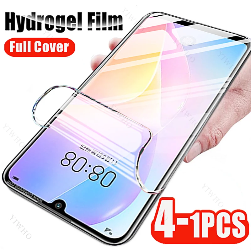 

4-1 шт. для Huawei Nova 10 9 8 Pro 10z 10SE 10Youth 9SE 8i 8SEYouth P40 Pro Plus Pro + Lite E 5G 4G Защитная пленка для экрана Гидрогелевая пленка