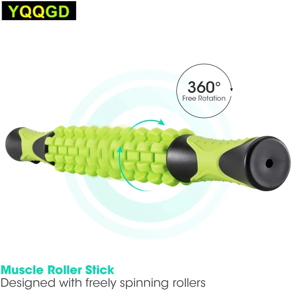 Muscle Roller Massage Stick for Athletes,Body Massage Stick Tools,Calf Roller,Back Leg Massager for Sore Muscle Pain Relief foot massager roller massage ball relief plantar fasciitis deep tissue acupresssure recovery back leg hand tight muscle relax