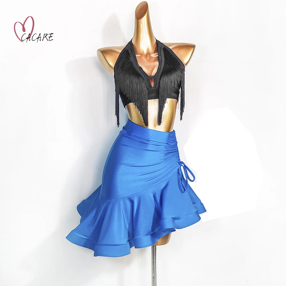 

Dance Wear Latin Dance Dress Suit Competition Women Girls Modern Dance Clothes Sports Costume Zymdancestyle Female Samba Fringed