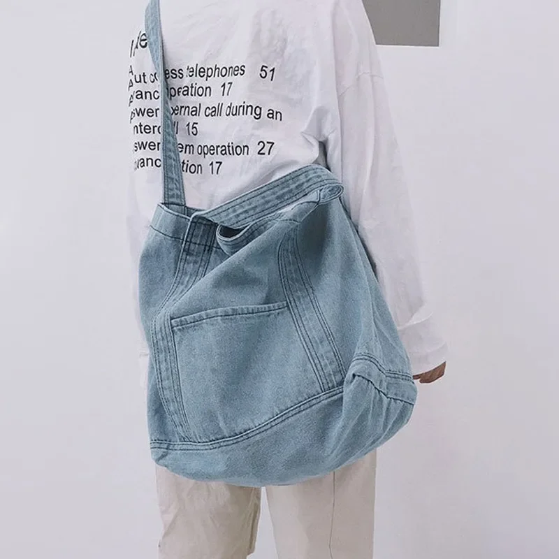 EVEOUT Borsa a tracolla in denim a rombo da donna Borse Tote mini Moda retrò Borse a spalla con manico per ragazza