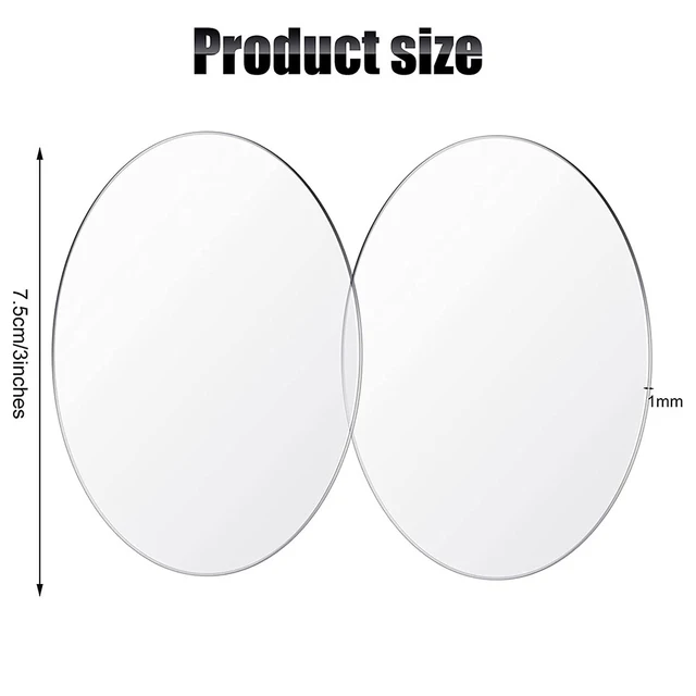 Transparent Acrylic Craft Discs for Cutting, Engraving & Painting