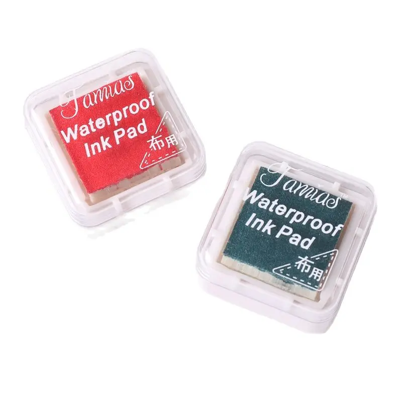Retro Color Stamp Pads Washable Ink Pads For Kids Craft Ink Stamp