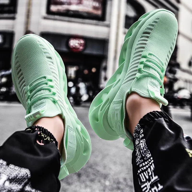 Men's Sneakers Outdoor Cushioning Soft Breathable Fashionable Casual Shoes Gym Exercise Women's Trend Jogging Running Shoes 2025