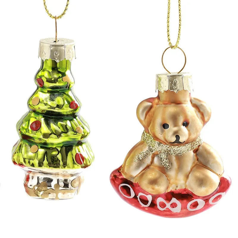 Christmas Decorations Santa Claus Pendant 6Pcs/Set