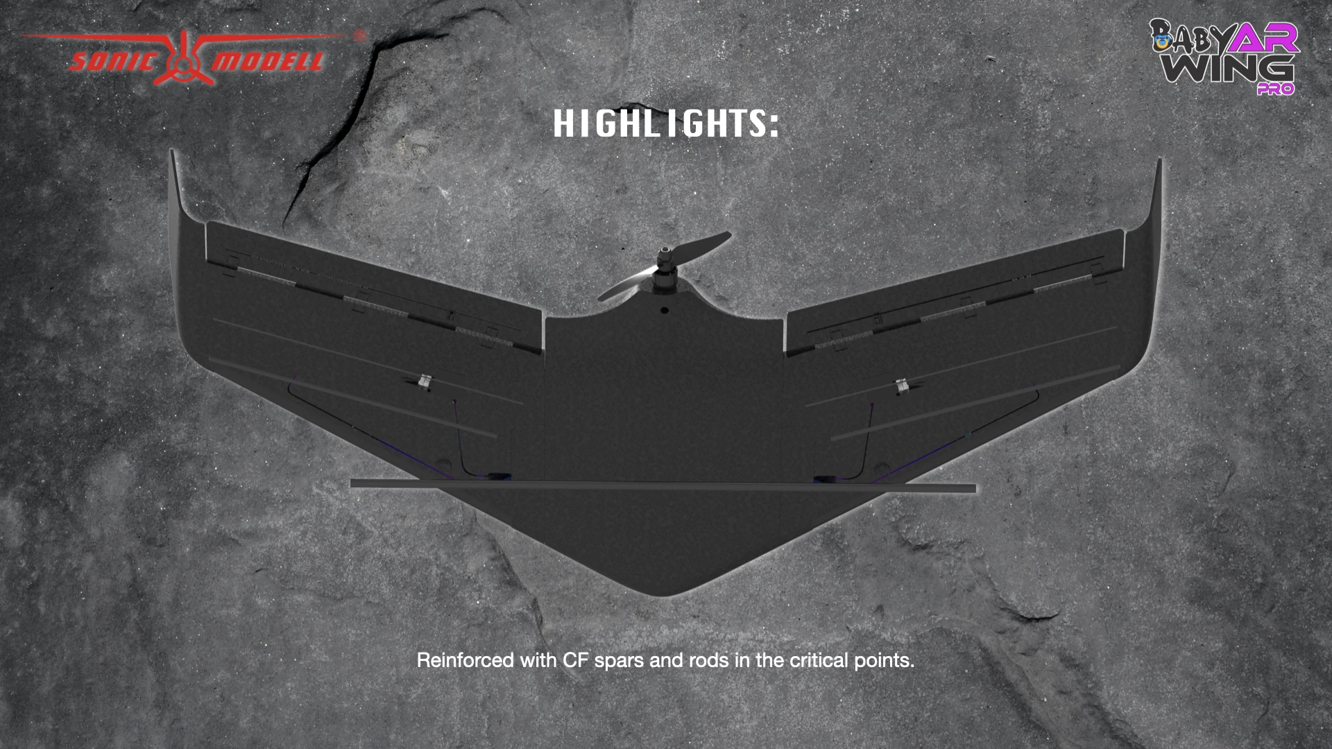 Sonicmodell Baby AR Wing Pro 682mm Wingspan EPP FPV Flying Wing RC Airplane KIT/PNP