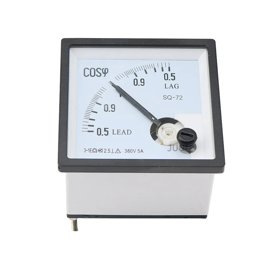 6L2-COS Power Factor Meter | Pointer Type | 380V/5A | Power Measurement Tool For Electrical Systems