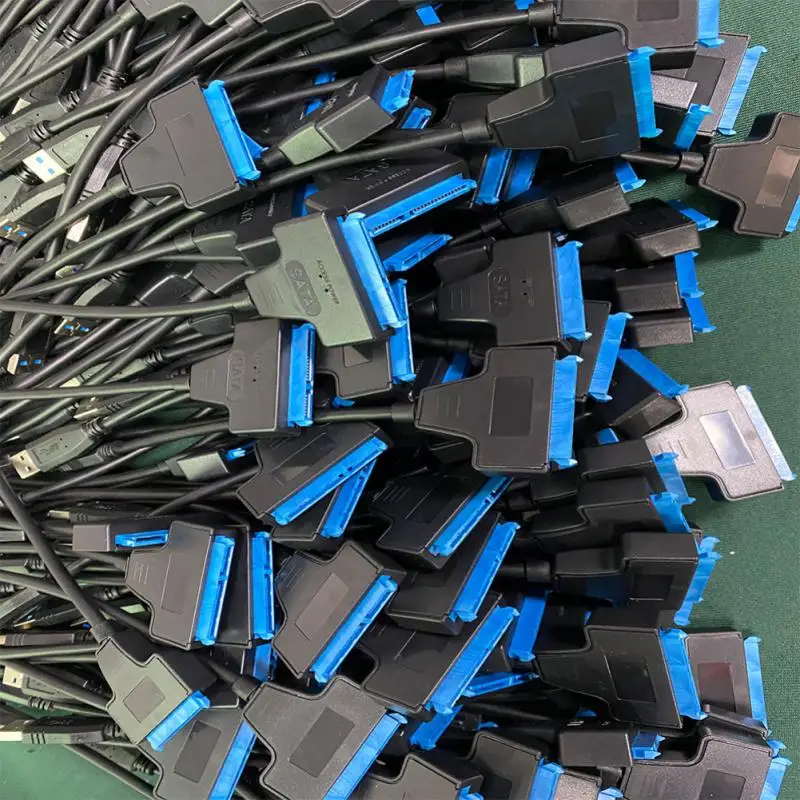 SATA to USB 3.0 2.0 ̺, ִ 6 Gbps, 2.5 ġ  HDD SSD ϵ ̺ SATA 3 22  , USB 3.0 to Sata III ڵ
