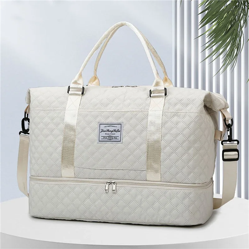 Lightweight Luggage Bag, Large Capacity Travel Duffle Bag Gym Tote Bags, Shoulder Weekender Overnight Bag - 2