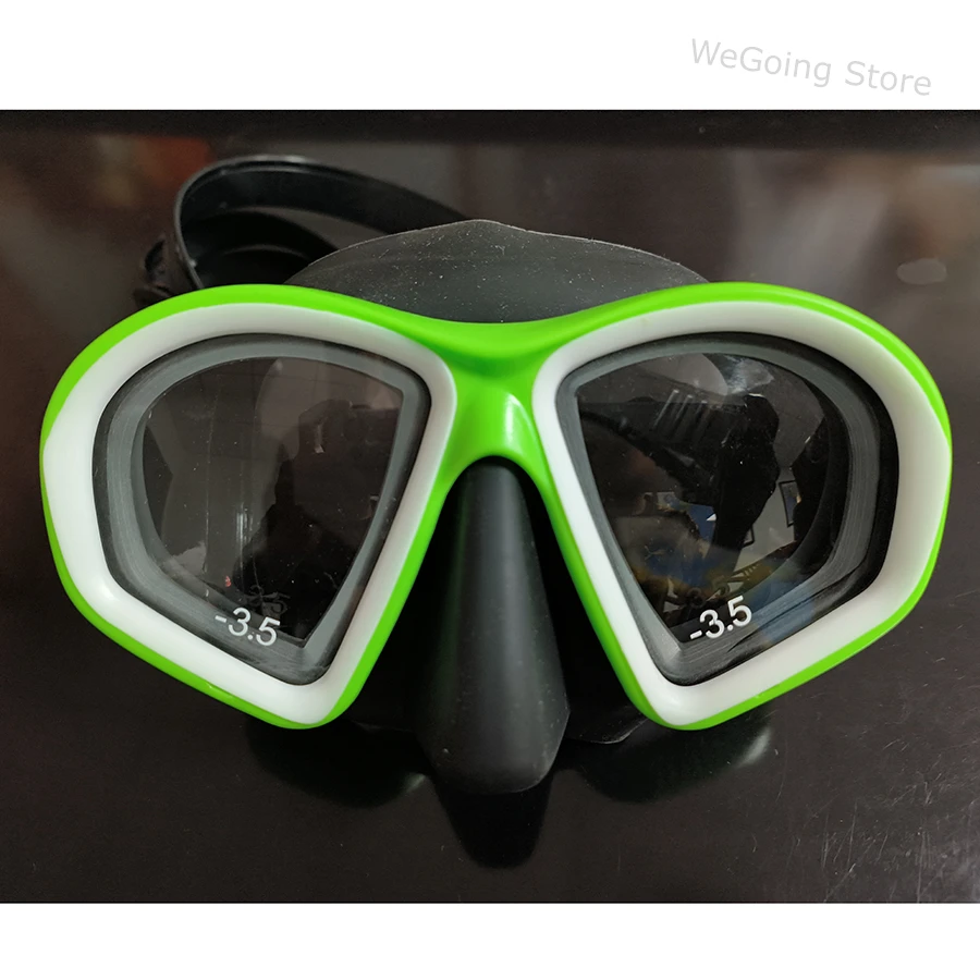 Corrective Small Volume Scuba Mask Nearsighted  Diving Goggles Customize Prescription Myopia Swimming Mask for Gopro 3