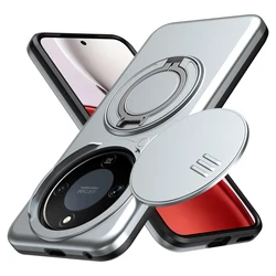 Magnetic Ring Stand Phone Case with Slide Camera Lens Protection and Durable TPU Frame for HONOR X9D (GRAY)