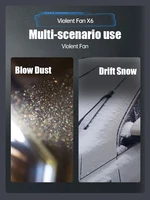 X6 Mini Turbo Jet Fan Portable Turbo Fan 140000RPM Jet Turbo Blower Brushless Motor Handheld Duct Fan Cleaning Tool Type-C - Image 3