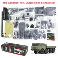 CROSSRC DC8 8X8 1/12 Electric Remote Control Off-road Military Truck Crawler Car Unpainted Unassembled Kits TH21784-SMT6 1