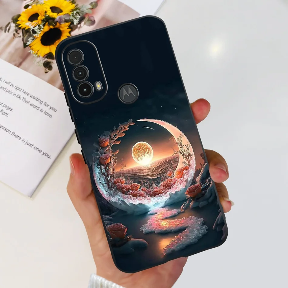 Fashionable Black Silicone Phone Case with Cool Pattern Design