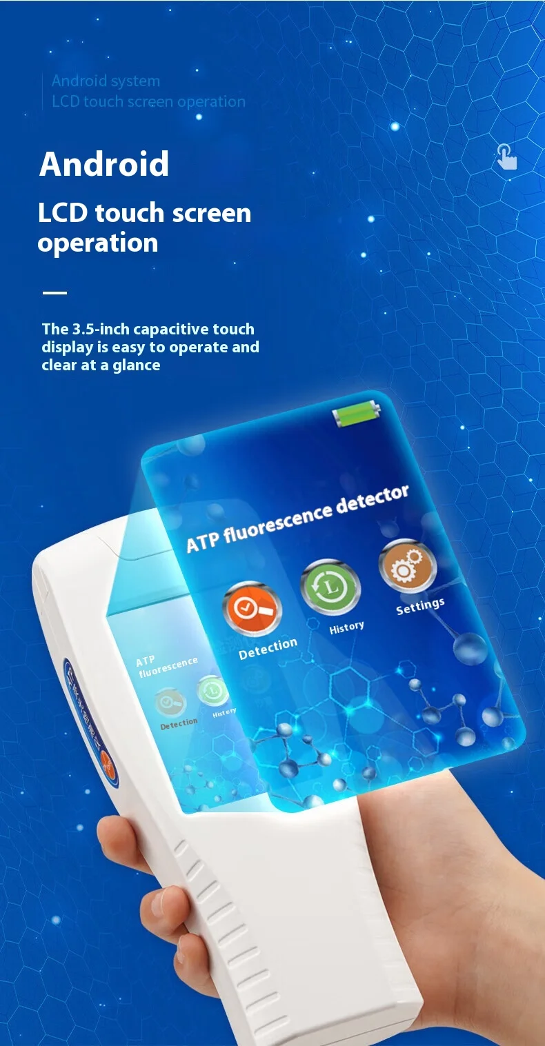 ATP Fluorescence Detector Hotel Uses Bacteria Microbial Surface Cleanliness Test