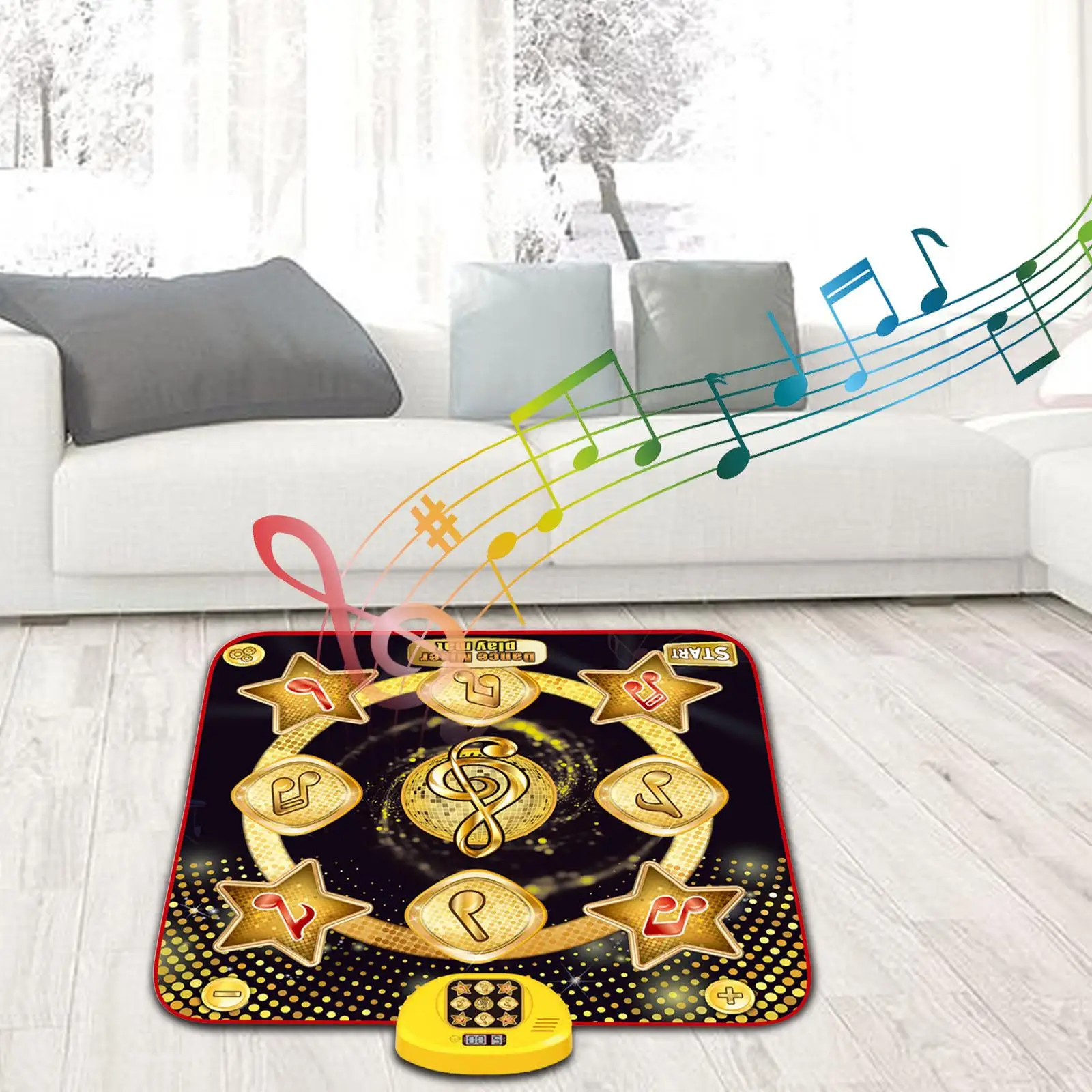 Dance Mat Toy Early Educational Toys Waterproof Playmat Step Rhythm Play Mat Dancing Blanket Dance Floor for Children Gifts